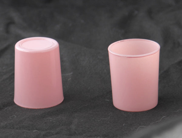 My Decorations 40 Pack Blush Pink Glass Tea Light Candle Holders Wedding Event Candle Holders & Accessories