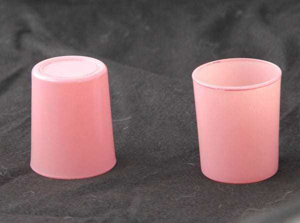 My Decorations 40 Pack Blush Pink Glass Tea Light Candle Holders Wedding Event Candle Holders & Accessories