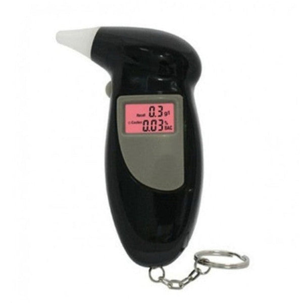 My Decorations Digital Alcohol Tester Lcd Police Breathalyser Grade Accuracy Portable Keychain Free Post Electronic Breathalysers