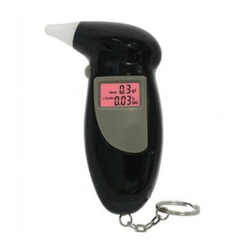 My Decorations Digital Alcohol Tester Lcd Police Breathalyser Grade Accuracy Portable Keychain Free Post Electronic Breathalysers