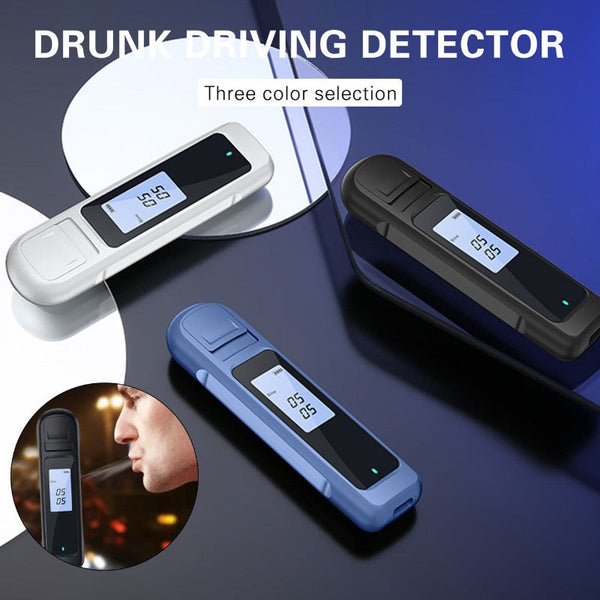 Electronic Breathalysers My Decorations Alcohol Breathalyzer Drink Tester Dui Lcd Analyzer Handbag Pocket Size Black Free Post