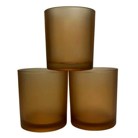 My Decorations 40 Pack Brown Frosted Glass Tea Light Candle Holders Wedding Event Candle Holders & Accessories