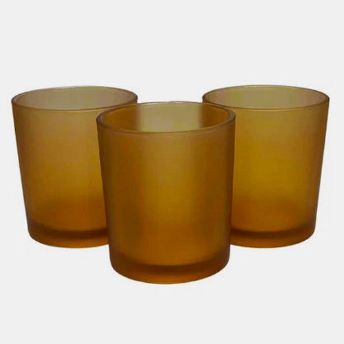 My Decorations 40 Pack Brown Frosted Glass Tea Light Candle Holders Wedding Event Candle Holders & Accessories