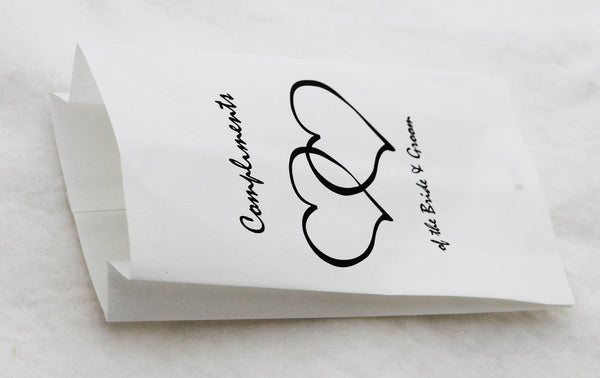 100 Pack Greaseproof Wedding Cake Bags For Take Home Slices And Favour Gifts Food Storage Containers