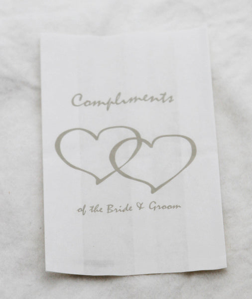 My Decorations Wedding Cake Bags Greaseproof Wax Paper Slice Take Home Favour Food Storage Containers