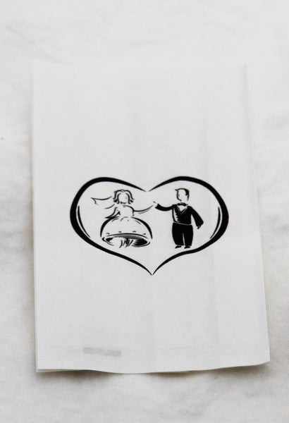 150 Pack Greaseproof Wedding Cake Bags For Take Home Favour Food Storage Containers