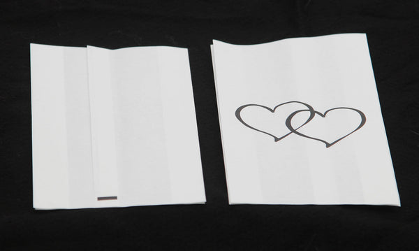 200 Pack Greaseproof Wax Paper Wedding Cake Bags Heart Favour Storage Food Storage Containers