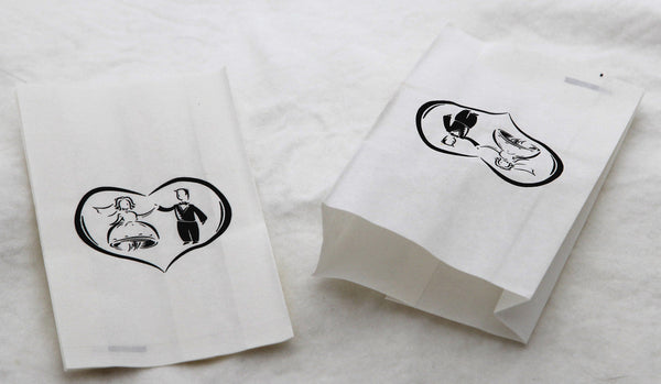 200 Pack Greaseproof Wax Paper Wedding Cake Bags For Take Home Favour Food Storage Containers