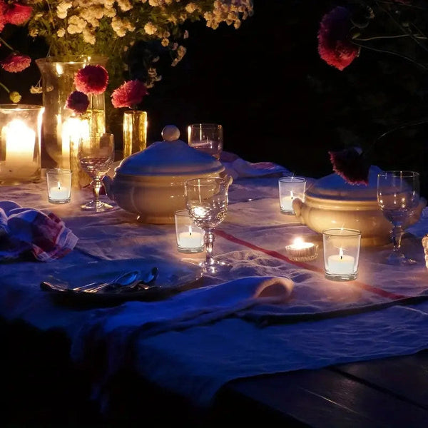 My Decorations 20 Pack Tealight Glass Votive Candle Holders Bulk Set Festival Wedding Propose Parties Holiday And Home Candle Holders & Accessories