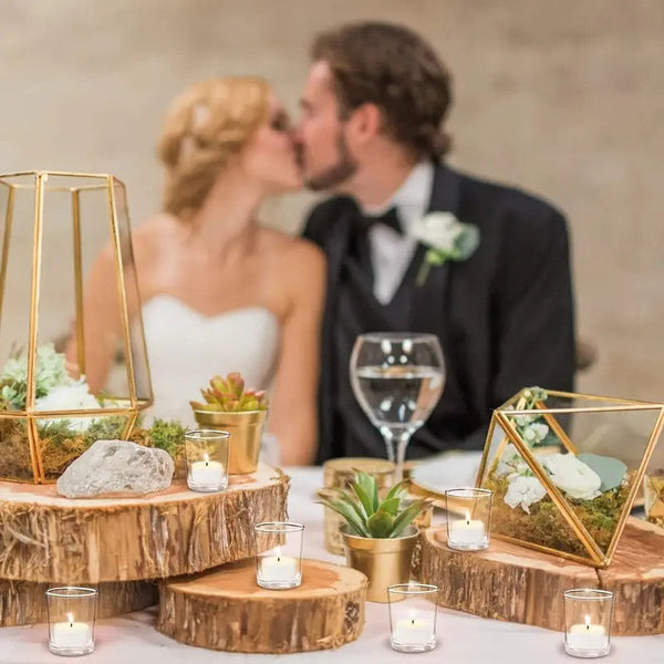 My Decorations 20 Pack Tealight Glass Votive Candle Holders Bulk Set Festival Wedding Propose Parties Holiday And Home Candle Holders & Accessories