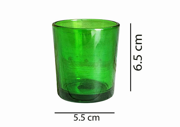 My Decorations 40 Bulk Pack Green Glass Votive Candle Holders Table Centrepieces Xmas Wedding Party Home Candle Holders & Accessories