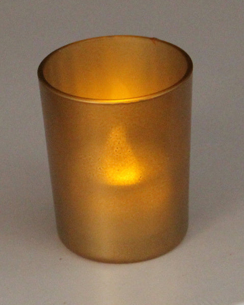 My Decorations Matt Gold Glass Votive Candle Holders 10 Pack For Home And Events Seasonal Decorations