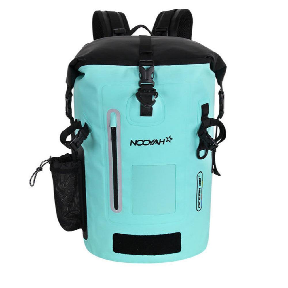 Nooyah Ipx8 Waterproof Bike Cycle Outdoor Sports Backpack Double Layer Bag Mint Green Bags & Panniers