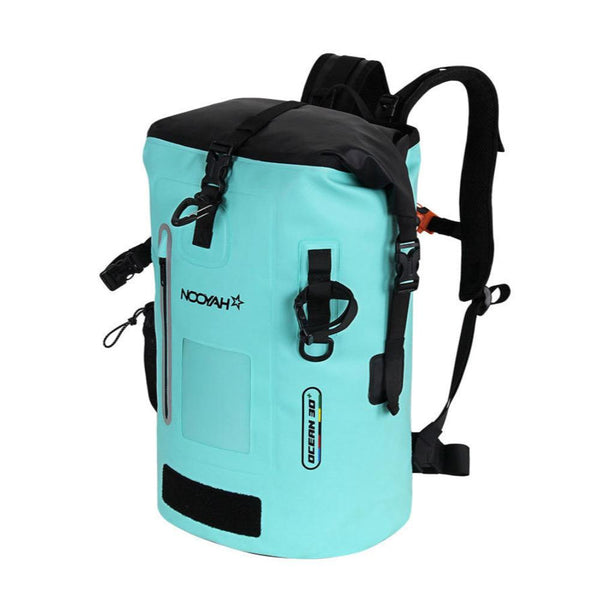 Nooyah Ipx8 Waterproof Bike Cycle Outdoor Sports Backpack Double Layer Bag Mint Green Bags & Panniers