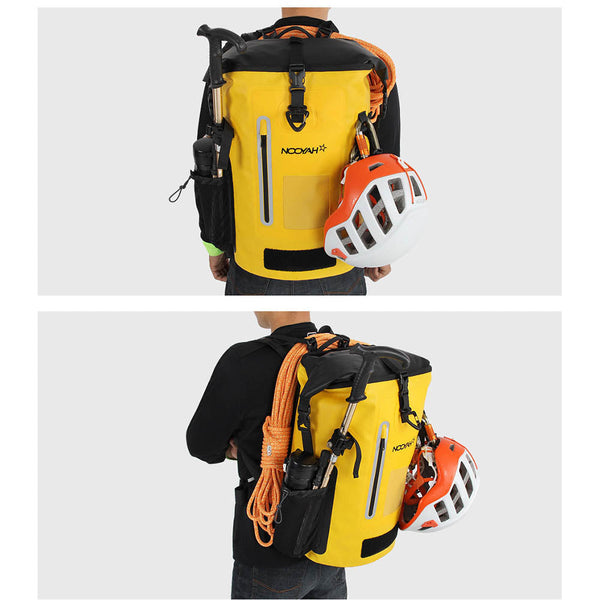 Nooyah Ipx8 Waterproof Bike Cycle Outdoor Sports Backpack Double Layer Bag Mint Green Bags & Panniers