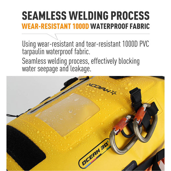 Nooyah Ipx8 Waterproof Bike Cycle Outdoor Sports Backpack Double Layer Bag Mint Green Bags & Panniers