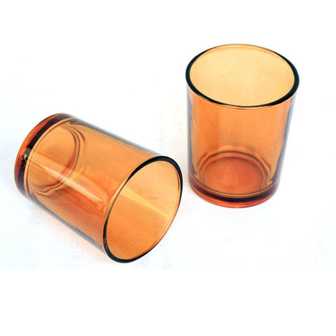 My Decorations 40 Pack Orange Glass Tealight Candle Holders Wedding Event Candle Holders & Accessories