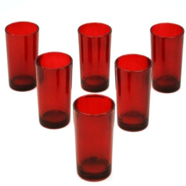 My Decorations Red Glass Votive Tealight Candle Holders For Home And Garden Seasonal Decorations