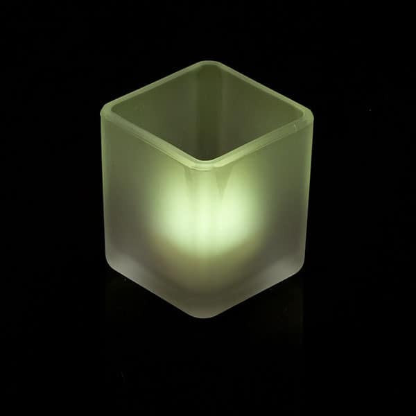 My Decorations 30 Bulk Pack Square Cube Frosted Glass 5Cm Tealight Candle Holder Festival Wedding Propose Parties Holiday And Home Candle Holders & Ac