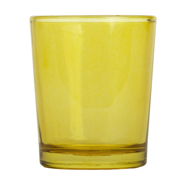 Yellow Glass Votive Candle Holders For Home And Garden Decor Seasonal Decorations