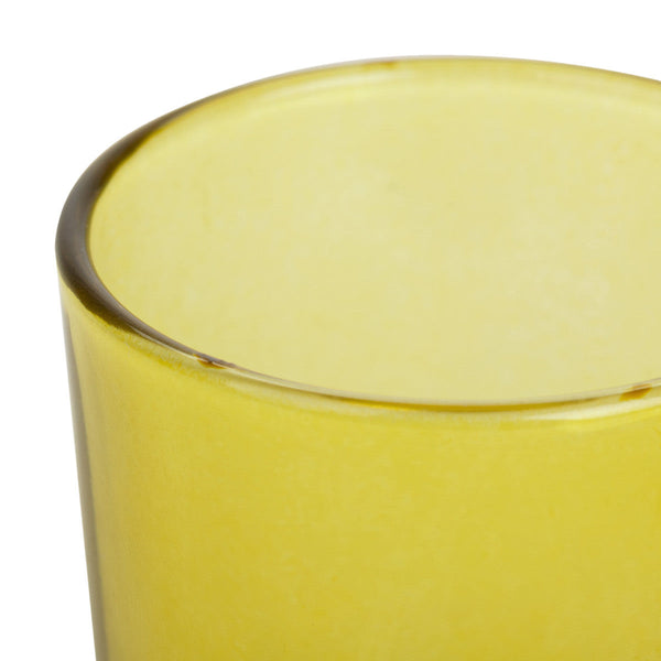 My Decorations 40 Pack Yellow Glass Tea Light Candle Holders Wedding Event Candle Holders & Accessories