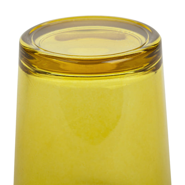 My Decorations 40 Pack Yellow Glass Tea Light Candle Holders Wedding Event Candle Holders & Accessories