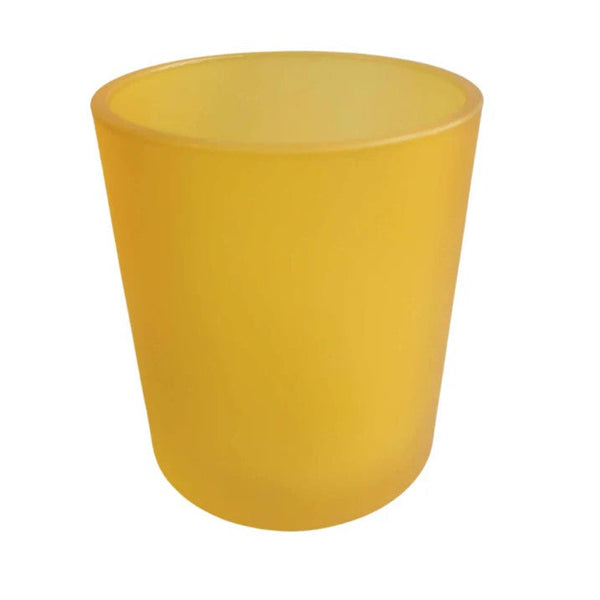 My Decorations 20 Pack Yellow Frosted Glass Votive Candle Holders Table Centreoieces Xmas Wedding Anniversary Event Recption Party Function Or Home C