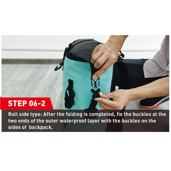 Nooyah Ipx8 Waterproof Bike Cycle Outdoor Sports Backpack Double Layer Bag Yellow Bags & Panniers