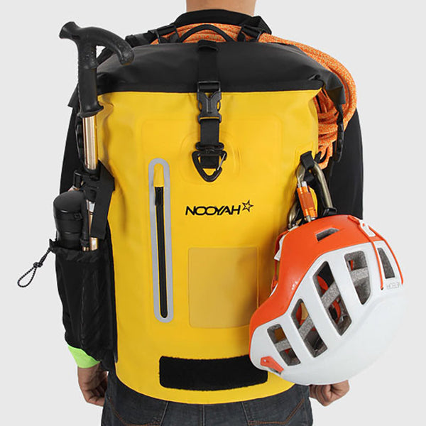 Nooyah Ipx8 Waterproof Bike Cycle Outdoor Sports Backpack Double Layer Bag Yellow Bags & Panniers