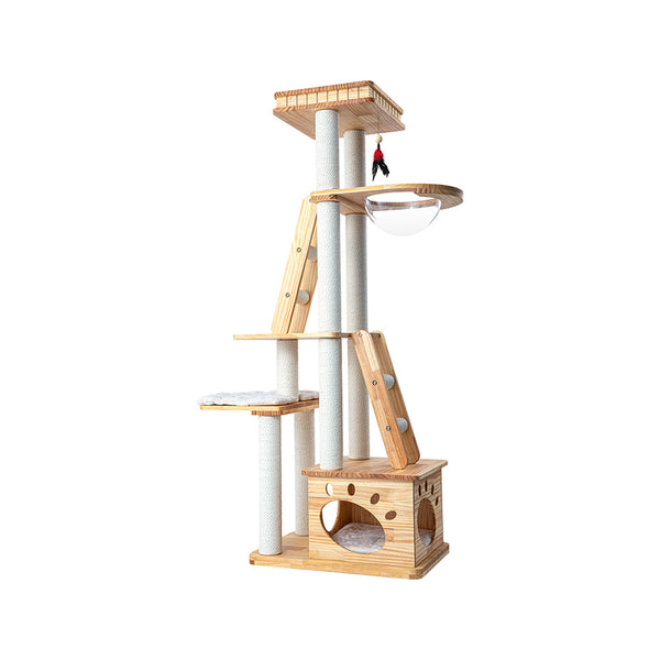 Honeypotcat Majestic Wood Retreat 176Cm Cat Houses
