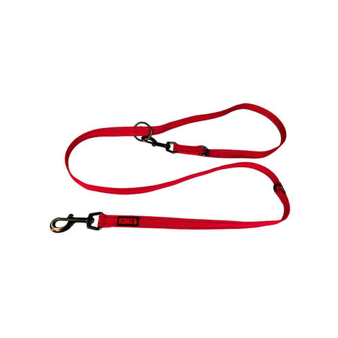 Leads & Head Collars Kong Adjustable Red Leashes Large