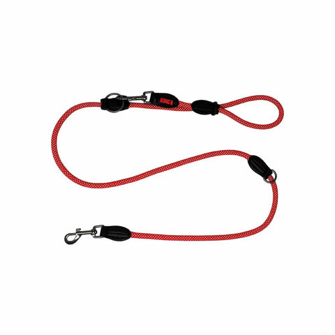 Leads & Head Collars Kong Adjustable Rope Red Leashes Large