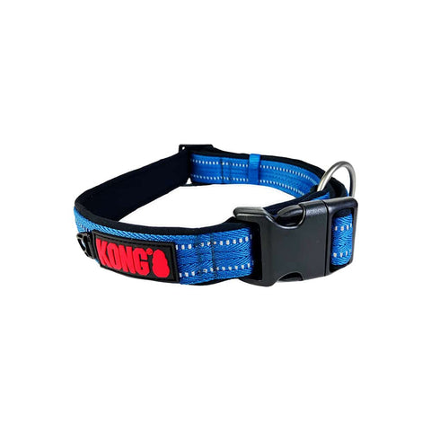 Kong Nylon Blue Collars Kclrlbl Leads & Head Collars