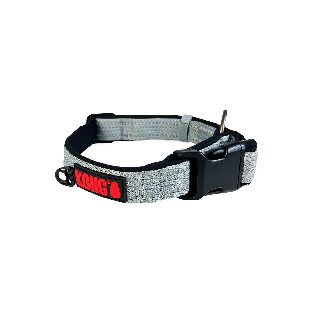 Leads & Head Collars Kong Nylon Grey Collars Medium