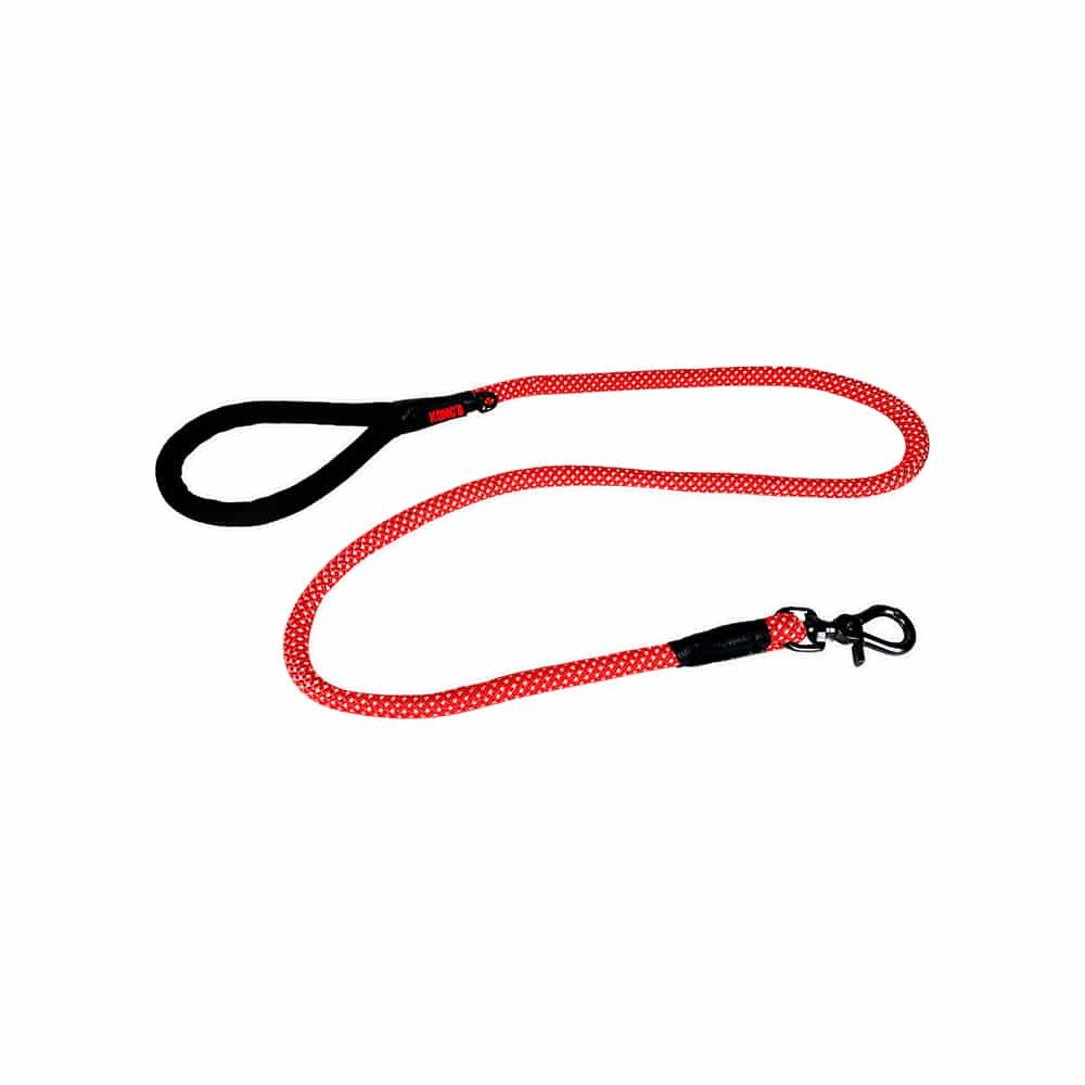 Leads & Head Collars Kong Rope Red Leashes Large