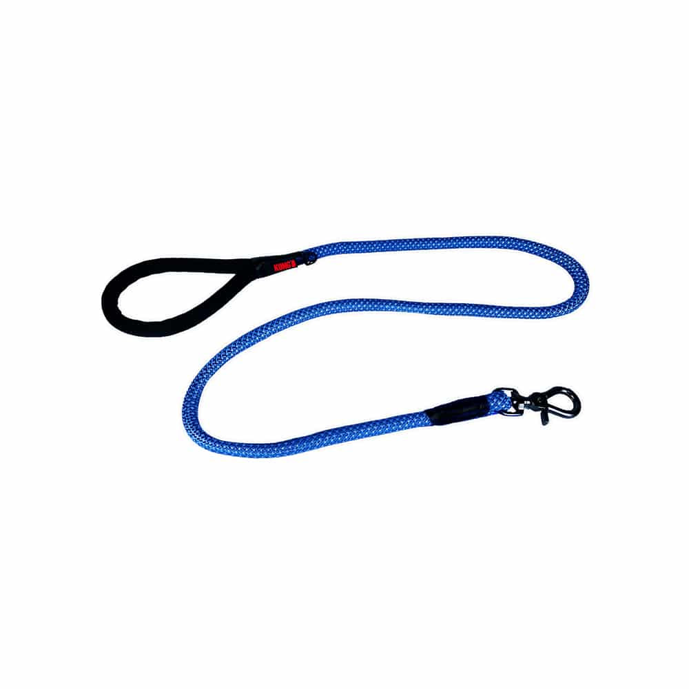 Leads & Head Collars Kong Rope Blue Leashes Medium