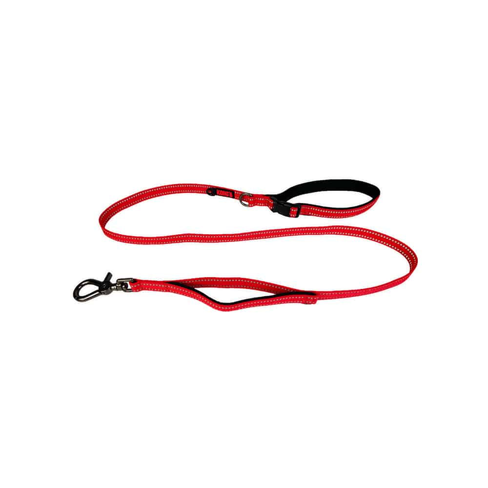 Leads & Head Collars Kong Traffic Red Leashes Medium