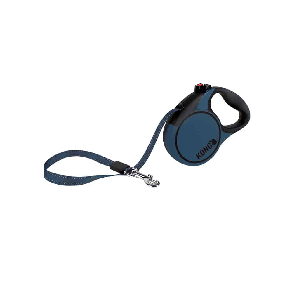 Kong Terrain Blue Retractable Leashes Extra Small Leads & Head Collars