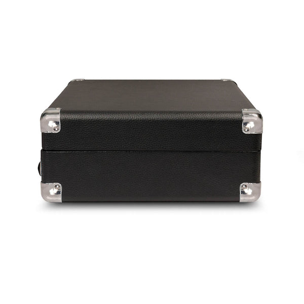 Crosley Cruiser Bluetooth Portable Turntable Black + Bundled Record Storage Crate Turntables