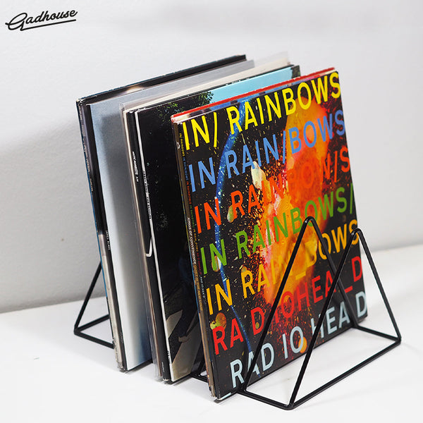 Crosley Cruiser Bluetooth Portable Turntable Silver + Gadhouse Vinyl Rack Bundle Black Turntables