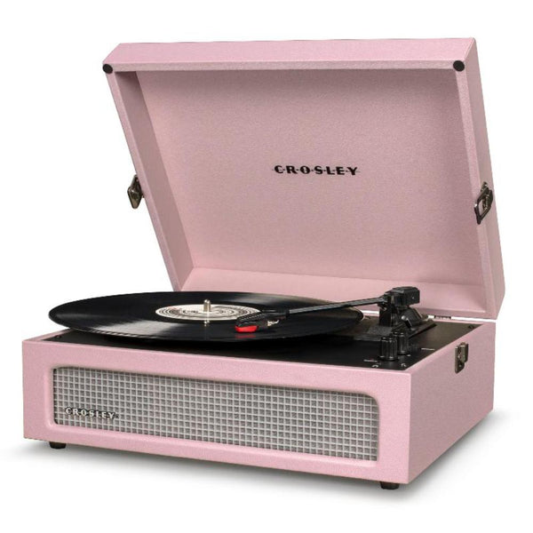 Crosley Voyager Bluetooth Portable Turntable + Bundled Record Storage Display Stand Turntables