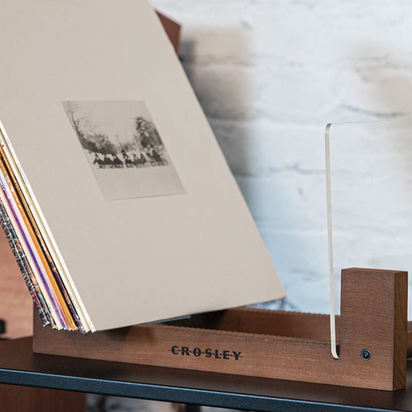 Crosley Voyager Bluetooth Portable Turntable Dune + Bundled Record Storage Display Stand Turntables