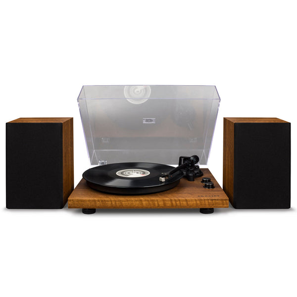 Crosley C62 Shelf System Walnut Turntables