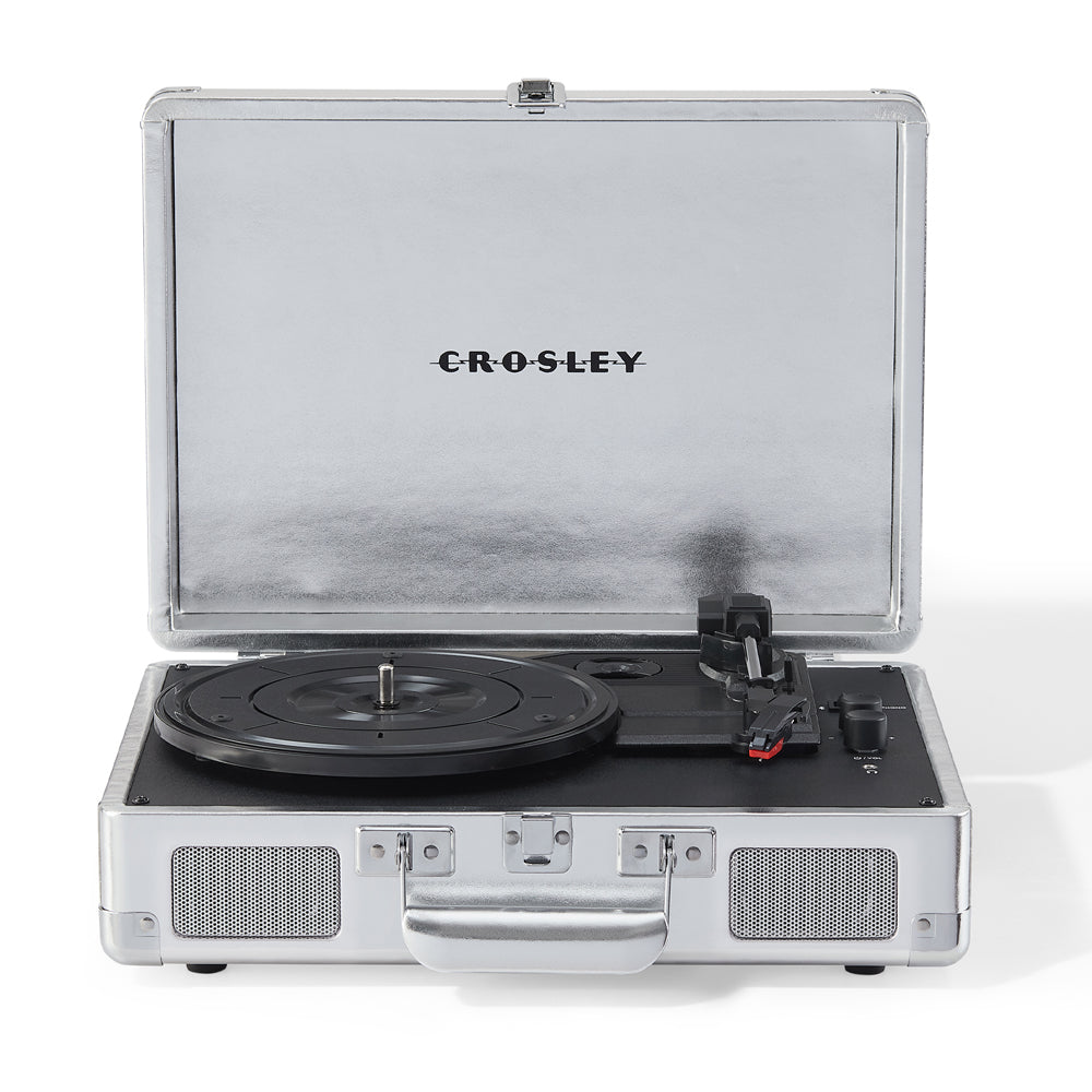Crosley Cruiser Bluetooth Portable Turntable Silver Turntables