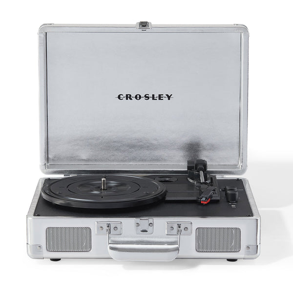 Crosley Cruiser Bluetooth Portable Turntable Silver Turntables