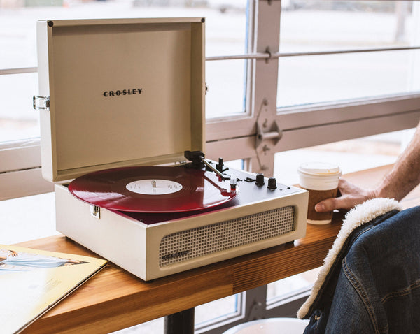 Crosley Voyager Dune Bluetooth Portable Turntable Turntables