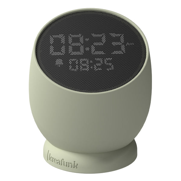 Kreafunk Bell Alarm Clock Dusty Olive Alarm Clocks & Clock Radios