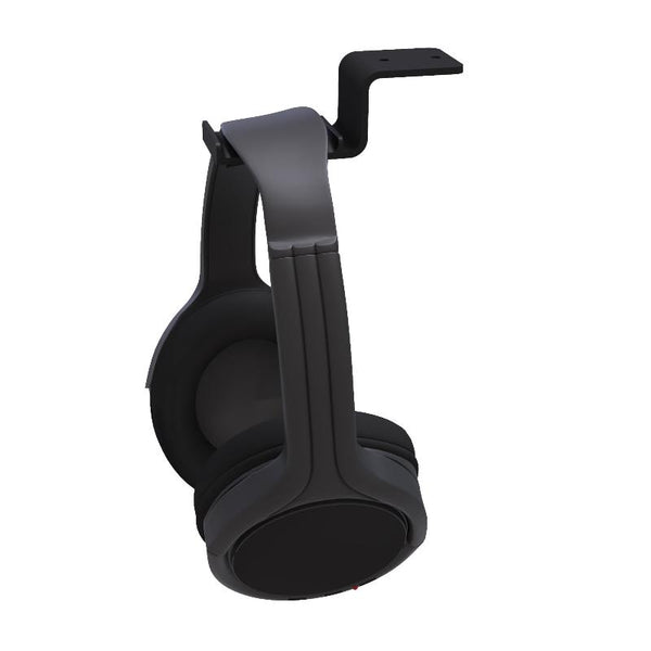 Kanto Hh Universal Under Desk Headphone Hook Black Mounts & Holders