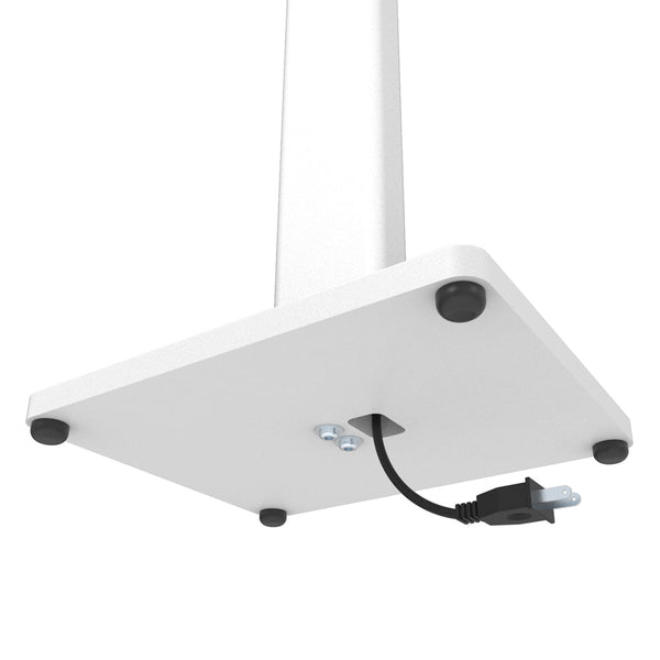 Kanto St28w 28" Universal Bookshelf Speaker Floor Stand White Pair Speaker Mounts & Stands