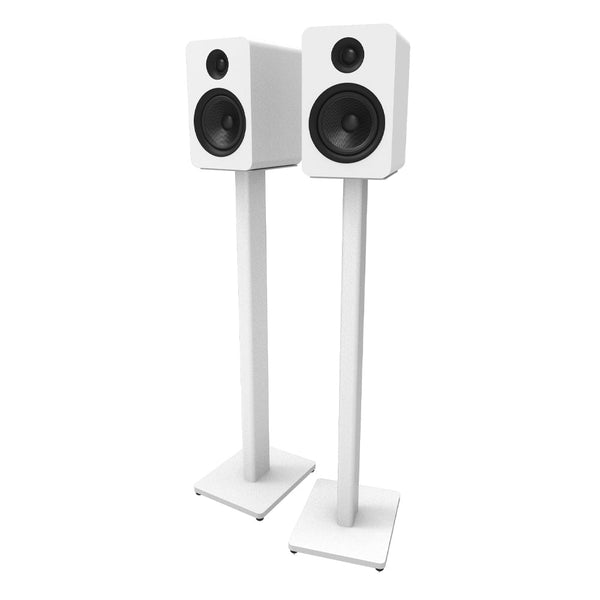 Kanto St34w 34" Universal Bookshelf Speaker Floor Stand White Pair Speaker Mounts & Stands